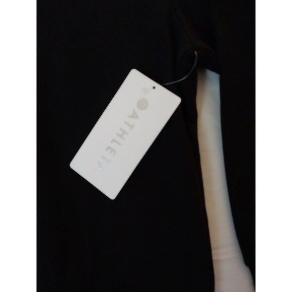 NWT ATHLETA EASY FOREVER FLEECE 1/4 ZIP SWEATSHIRT - Black- L - MSRP $99 - Picture 8 of 8